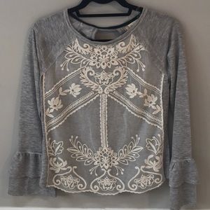 Gray lace sweater from Altar’d State